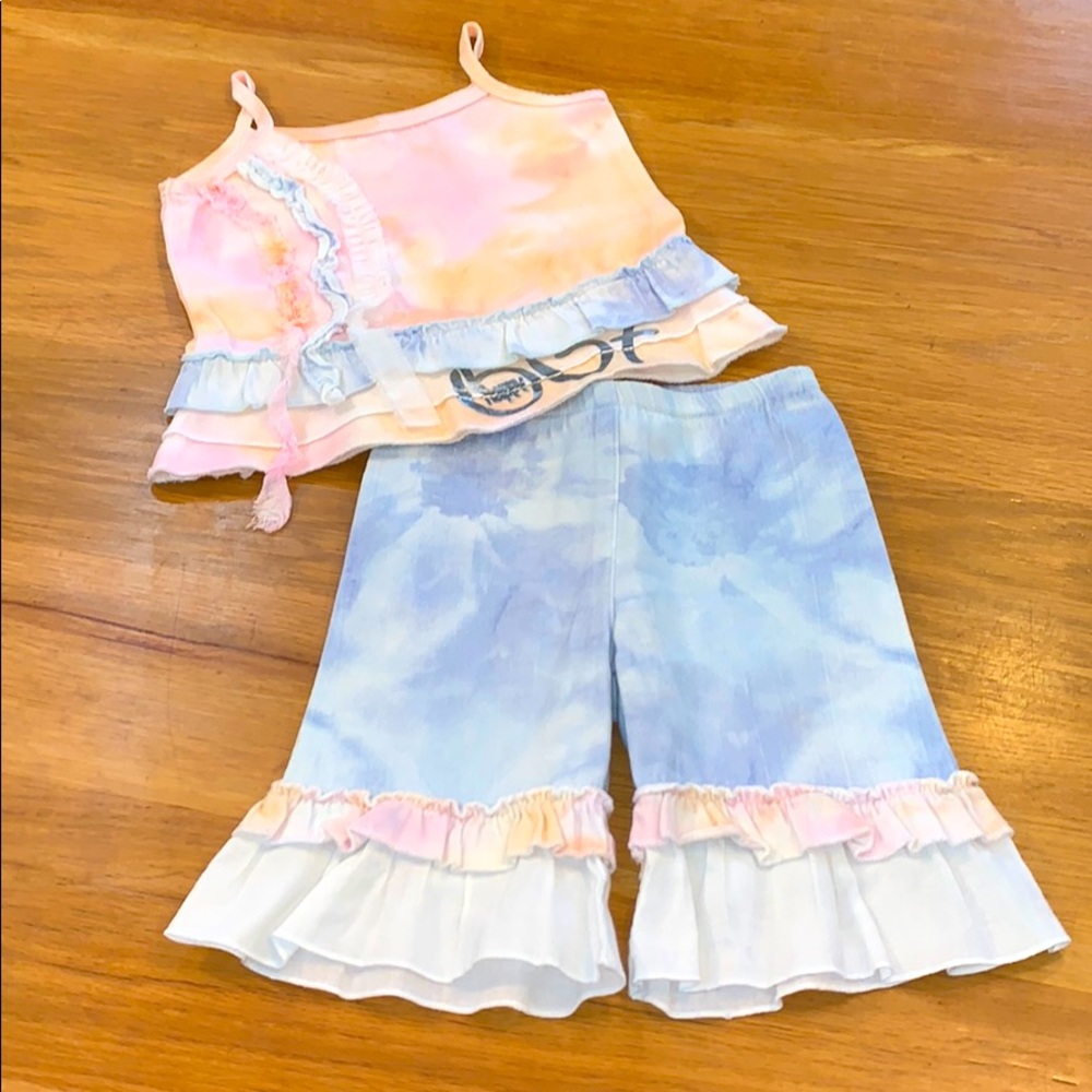 LITTLE MASS~Tank Top & Pants ~Floating Clouds SET